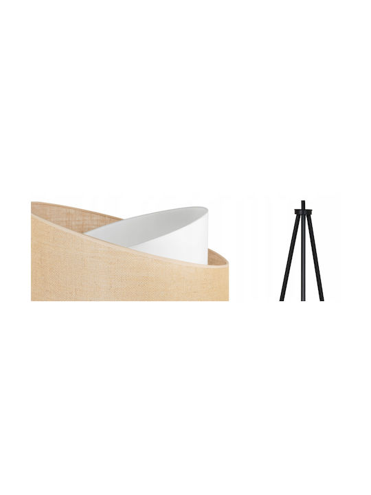 Light Home Lampa de podea Î145cm. cu Soclu pentru Bec E27 Alb