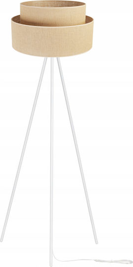Light Home Lampa de podea Î150cm. cu Soclu pentru Bec E27 Alb
