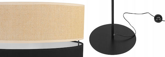 Light Home Floor Lamp H152cm. Black