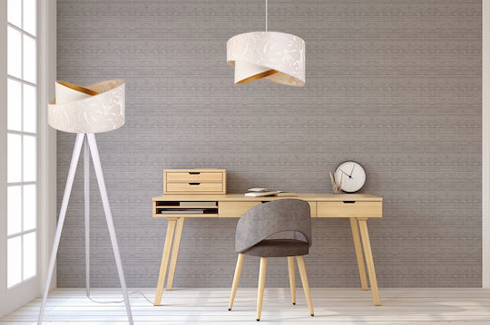 Light Home Подова Лампа с Цокъл за Крушка E27 Бял