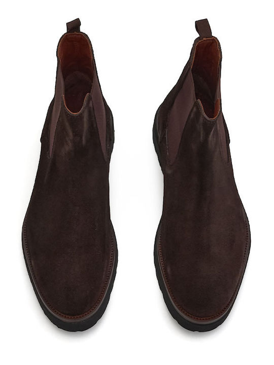 Suede Brown Chelsea Boots