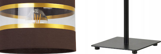 Light Home Metal Table Lamp for Socket E27 with Black Shade and Base
