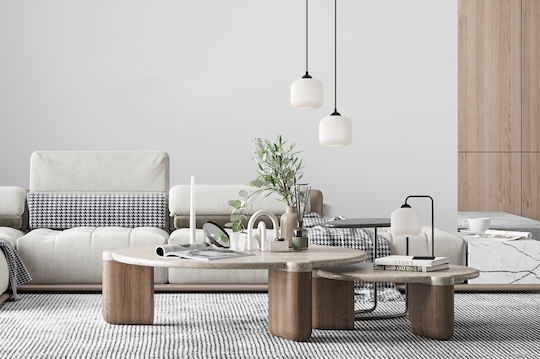 Light Home Πορτατίφ για Ντουί E27 με Μαύρο Καπέλο και Βάση
