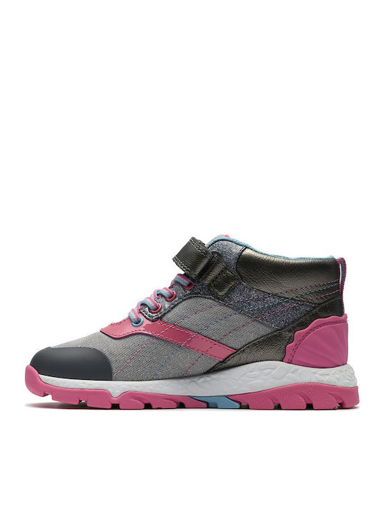 Tidal 2 Myth K Kids Sneakers High with Hoop & Loop Closure Multicolour