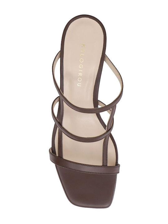 Leather Sandals Brown