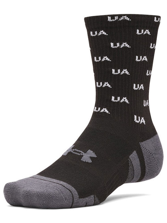 Under Armour Running Socks Black 3 Pairs