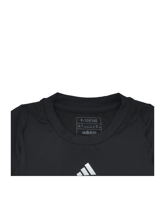 Παιδική Μπλούζα Μακρυμάνικη Μαύρη Techfit Aeroready