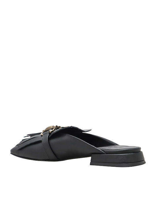Flat Mules σε Μαύρο Χρώμα