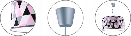 Light Home Κρεμαστό Φωτιστικό Ροζ Light Home Κρεμαστό Φωτιστικό Ροζ