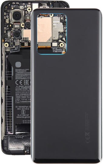 Καπάκι Μπαταρίας Negru pentru Xiaomi Redmi Note 12 Pro Plus