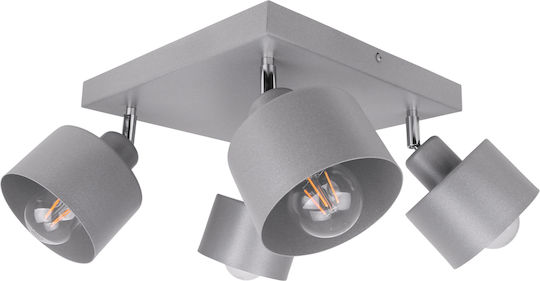 Light Home Висящо Осветително Тяло Сив за 20 Крушки E27