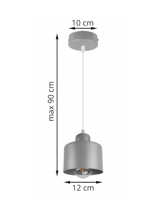 Light Home Ρυθμιζόμενο Κρεμαστό Φωτιστικό Μαύρο