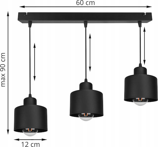 Light Home Lustră Negru