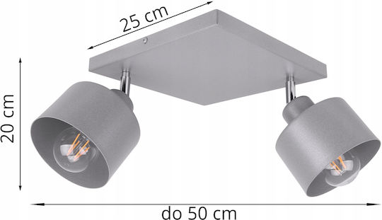Light Home Lustră Alb pentru 20 Becuri E27