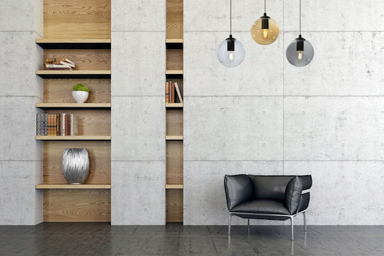 Light Home Висящо Осветително Тяло Черен Топка