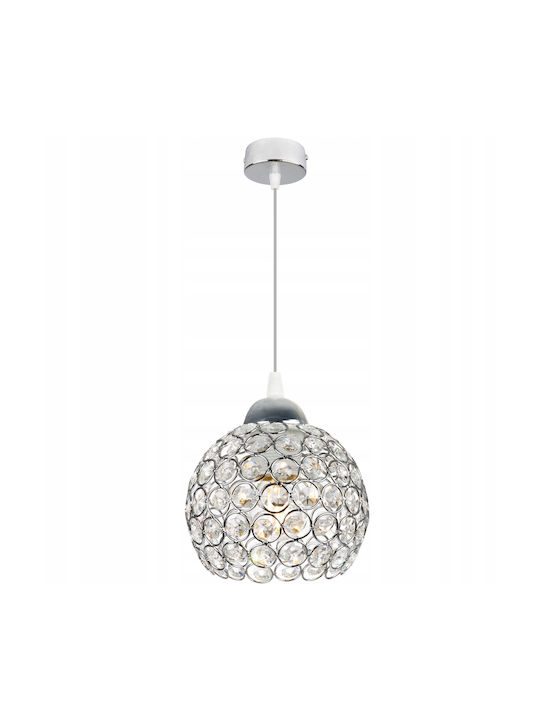 Light Home Lustră Transparent cu cristale pentru Dulie E27