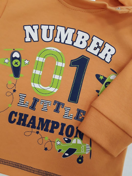 Kids' Shirt Long Sleeve Orange