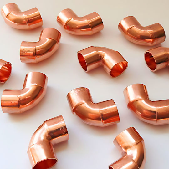 Copper Elbow Double Socket 10mm