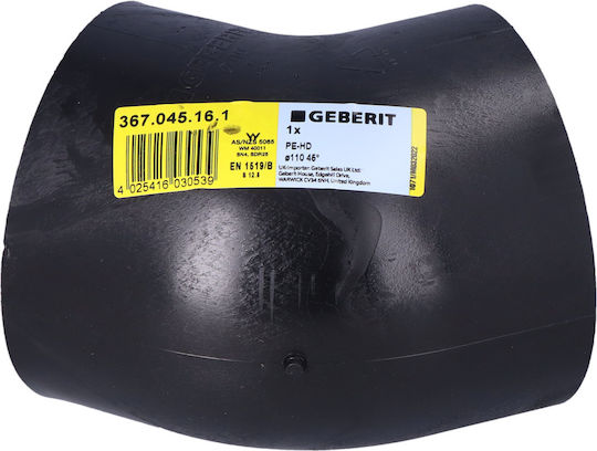 Pehd Коляно 110/45 Черен Цвят Hdpe Дренаж
