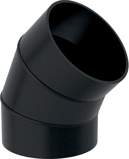 Segmented Elbow Pehd 250/45 Black Color Hdpe Sewage