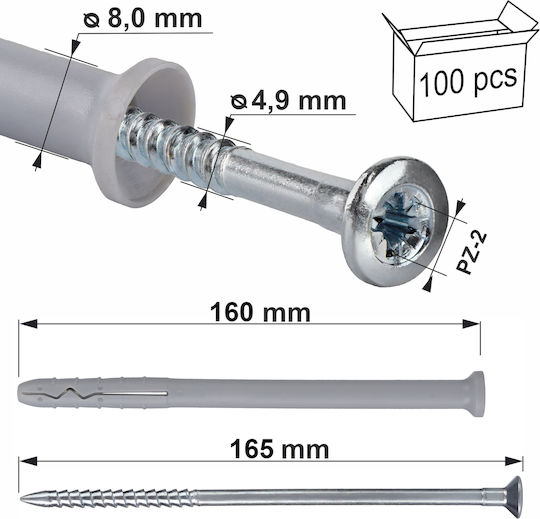 Drive-in Dowels Sm-08160