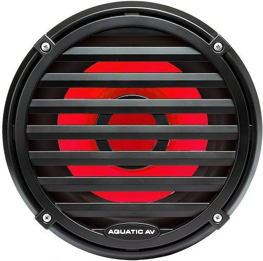 Eval Set Marine-Lautsprecher Subwoofer Elite 10 RGB Wasserdicht mit 300W RMS Schwarz