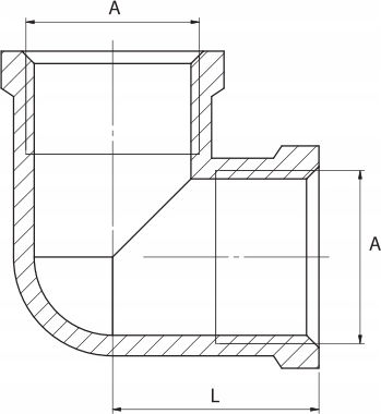 Brass Elbow 3/8"" X 3/8""