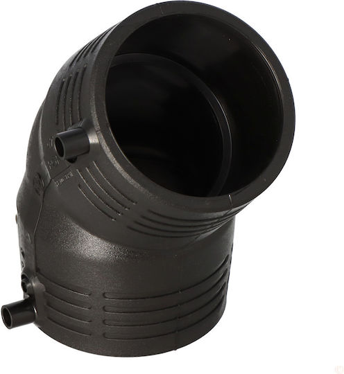 45° Електрофузионен Ъгъл D90 Pe100 Sdr11 Pn10 Газ/Pn16 Вода