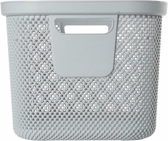 Keeeper Coș de Depozitare Plastic Gri 30lt 1buc
