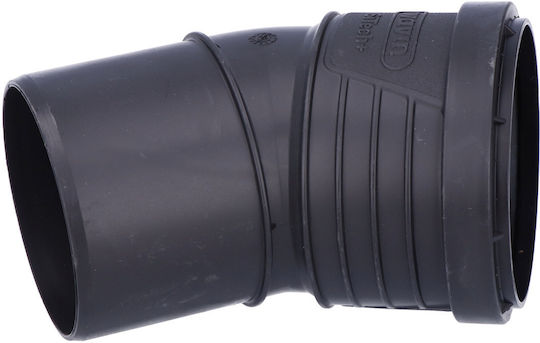 Pp-ht Ъгъл Sitech Plus 75/30 Санитарен Нискошумен Вътрешен Канализационен Черен Цвят