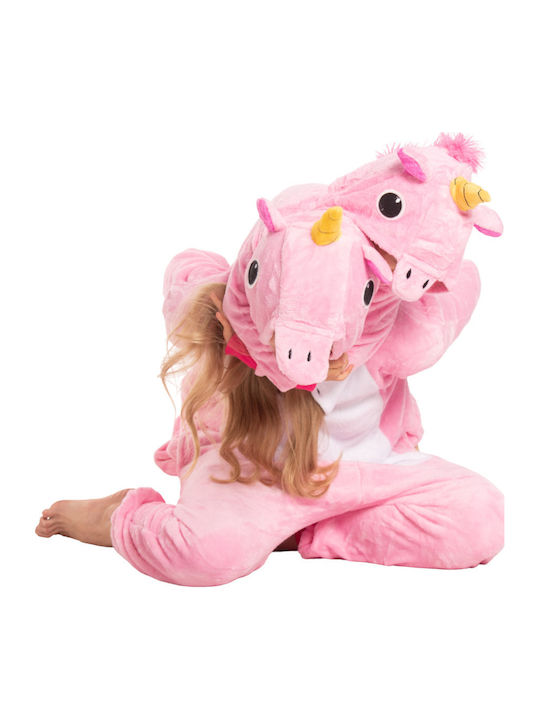 Pijama Onesie De Iarnă Pentru Dama Roz