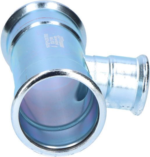 Steel Reducing Pipe Tee 54 35 54