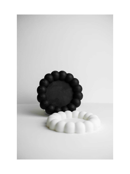 Bubble Tray Negru Alb Lumânări