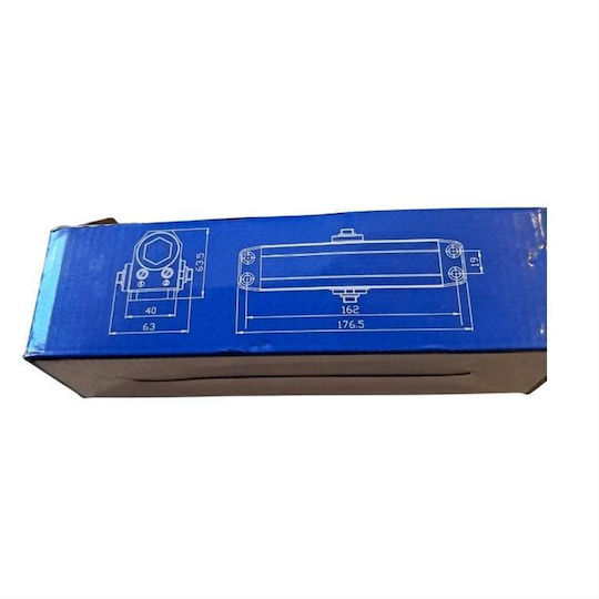 Heavy Duty Door Closer White Import Hellas