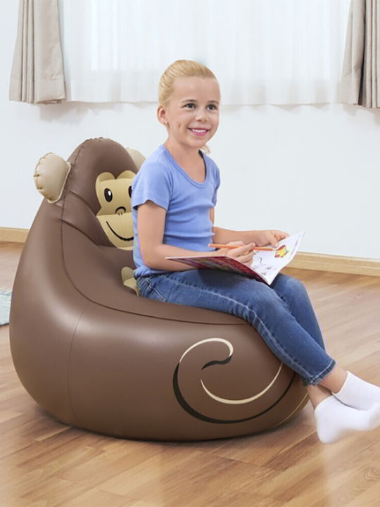 Sessel Cozy Critters Brauner Affe 72x72x64cm 1Stück