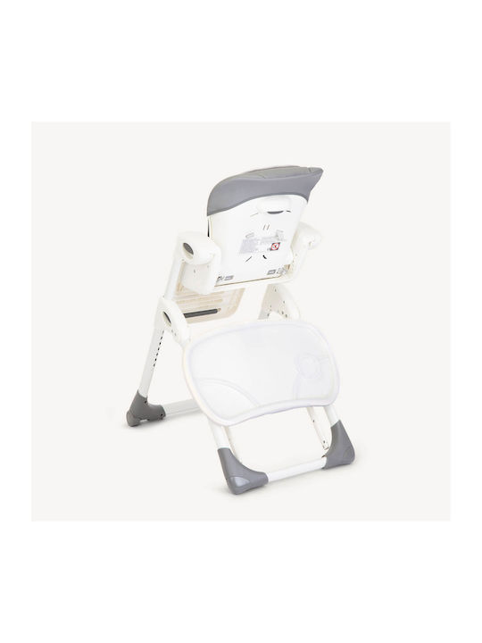 Joie Mimzy Klappbarer Baby Hochstuhl 2 in 1 mit Höhenverstellbar Grau
