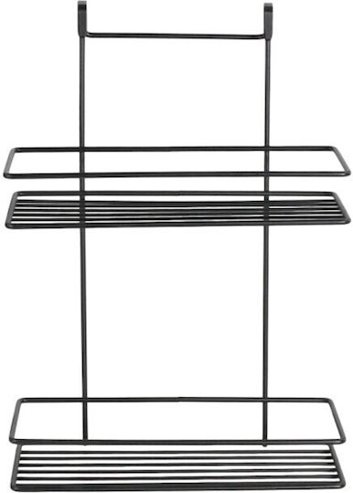 Viosarp Pendant Metal Shelf Black