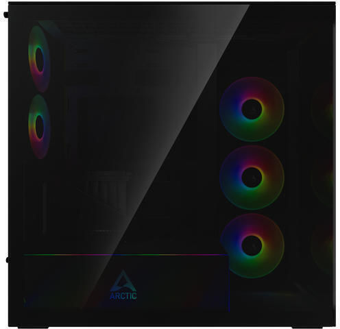 Arctic Xtender VG Gaming Midi Tower Κουτί Υπολογιστή με Πλαϊνό Παράθυρο Μαύρο