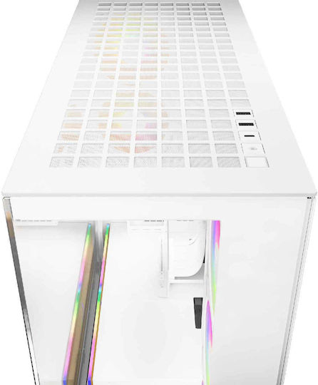Arctic Xtender VG Gaming Midi Tower Κουτί Υπολογιστή με ARGB Φωτισμό Λευκό
