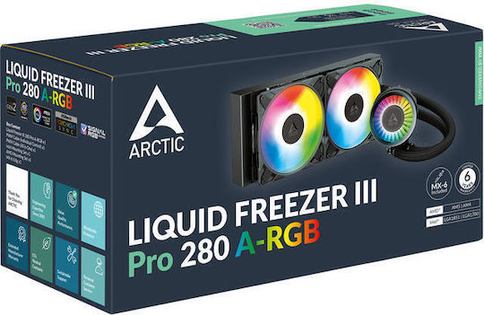 Arctic Liquid Freezer III Pro 280 A-RGB AIO CPU Water Cooling with 2 140mm Fans