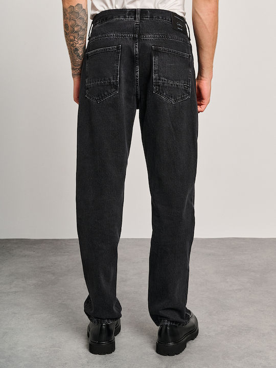 Martin Men's Jeans Pants with Loose Fit Black