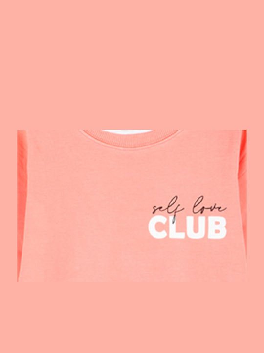 Saisonales Mädchentop "Selbstliebe" Orange (orange)