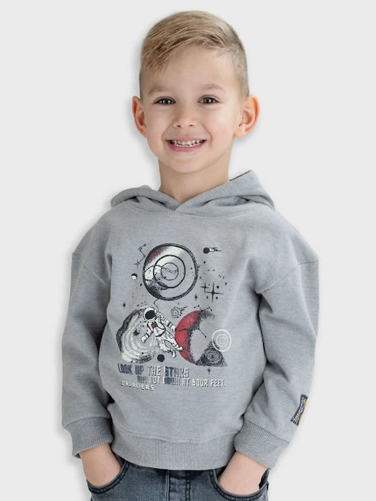 Kids Sweatshirt with Hood Melange