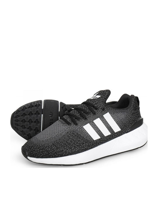 Swift Run 22 Adidași Pentru Bărbați Core Negru / Alb Cloud / Gri Five