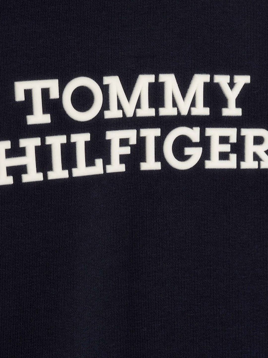 Kids Sweatshirt with Hood and Pockets Navy Blue