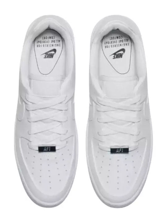 Air Force 1 Sage Low Damen Flatforms Sneakers Weiß