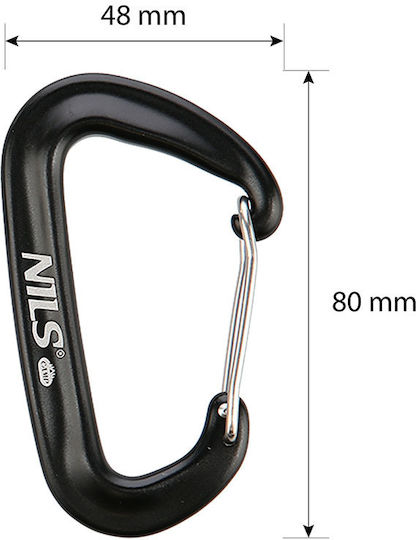 Nc1707 Schwarzer Karabiner 12kn Nils Camp