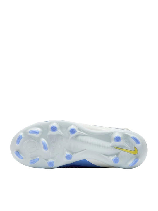 Phantom 6 Kids Molded Soccer Shoes Blue