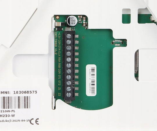 Satel Security Access-Control Keypad White INT-TSH210-W