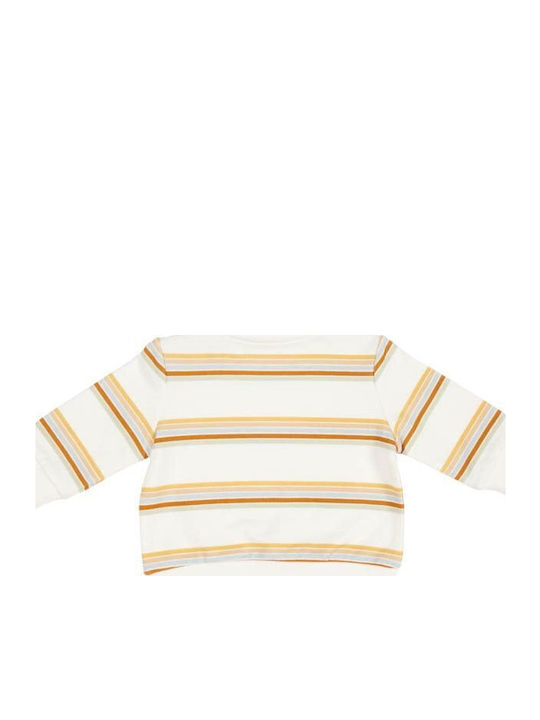 Παιδικό Φούτερ Πορτοκαλί Sunny Stripes